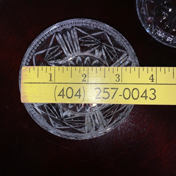 Elegant Cut Glass Candy Dish w/Lid - Picture 8 of 8